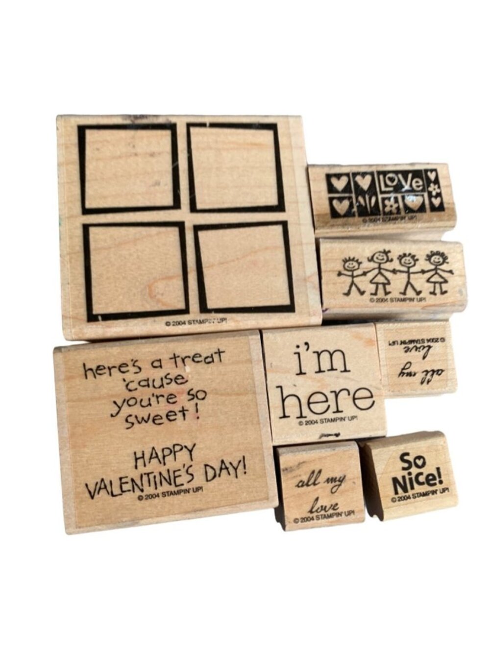 Stampin Up Mounted Rubber Stamp Set Handmade Crafts DIY Projects